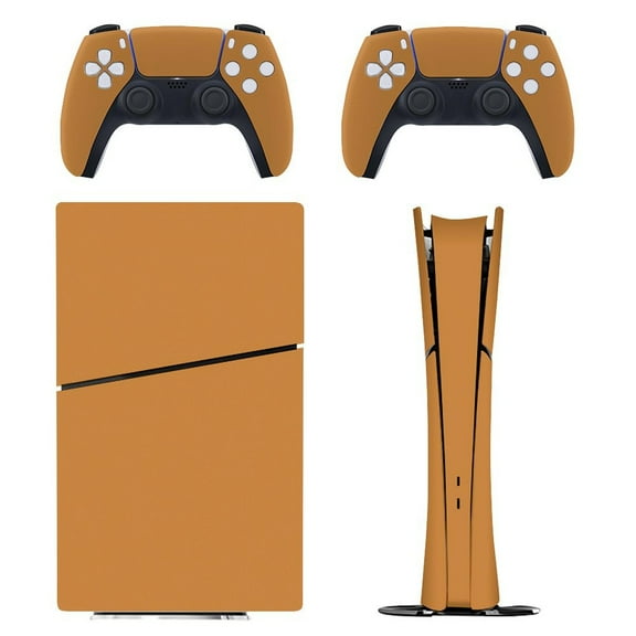 Skin Sticker for PS5 Slim / Pro / Standard Disc / Digital Edition Console and Controllers Decals for PlayStation 5 Bronze