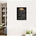 thumbnail image 2 of Inspirational Wall Art for Living Room Bedroom Bathroom Kitchen Décor Christian Wall Art Bible Verse Framed Wall Art Black and White Rustic Scripture God Says Print Art Gift for Office Women, 2 of 6