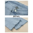 thumbnail image 2 of DOKOTOO Women's High Waisted Wide Leg Jeans Fashion 2024 Baggy Denim Pants with Pockets, 2 of 6