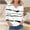 #171-White, variant on Craaazy Dressy Blouses For Women Long Sleeved Pleated Collar Casual Printed Loose And Fashionable Tops Gifts For Women