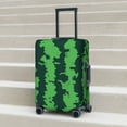 thumbnail image 6 of Naloa Green Stripes Of Watermelon Elastic Suitcase Protector, Travel Suitcase Protector Cover Fits 18-32in Suitcase(No luggage included)-X-Large, 6 of 7