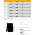 thumbnail image 2 of Nlife Women Criss Cross V Neck Long Sleeve Solid Color Tunic Top,XL, 2 of 2