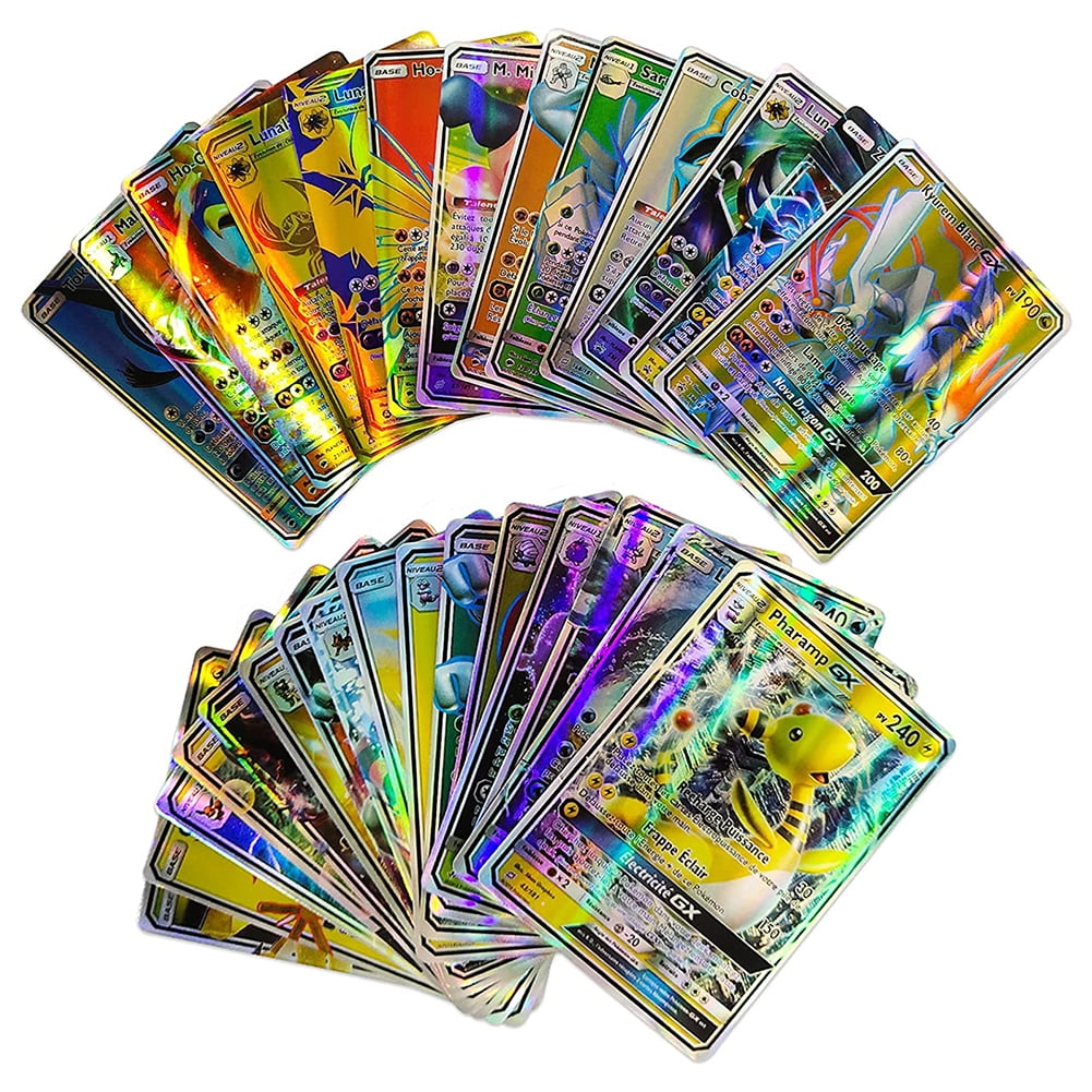 Pokemon Shining Cards 100/200pcs GX MEGA Game Battle Game Kids