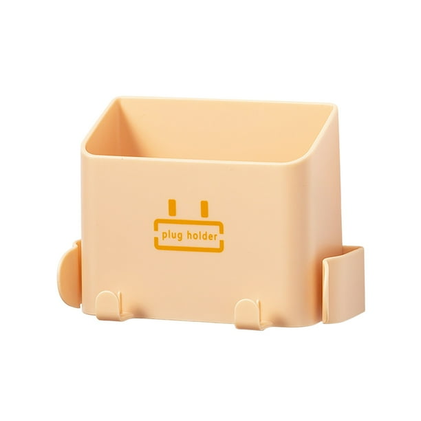 NEGJ Wall Mounted Storage Box With Hook Mobile Phone Holder Mobile Phone Charging Station Remote