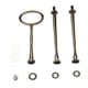 thumbnail image 4 of Soporte para pastel Soledad de 3 niveles mango de Hardware Varilla de Metal, 4 of 10