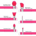 thumbnail image 2 of Juego de brochas de maquillaje de silicona, Anself para máscara facial, brochas para base, sombra de ojos, kit de brochas para cejas con mango de plástico, paquete de 6, verde-verde- Sailing Electrónica, 2 of 5