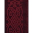 thumbnail image 6 of Elena Luxury Jacquard Curtain Panel with Attached Waterfall Valance & Scarf 54 by 84-Inch Burgundy, 6 of 6