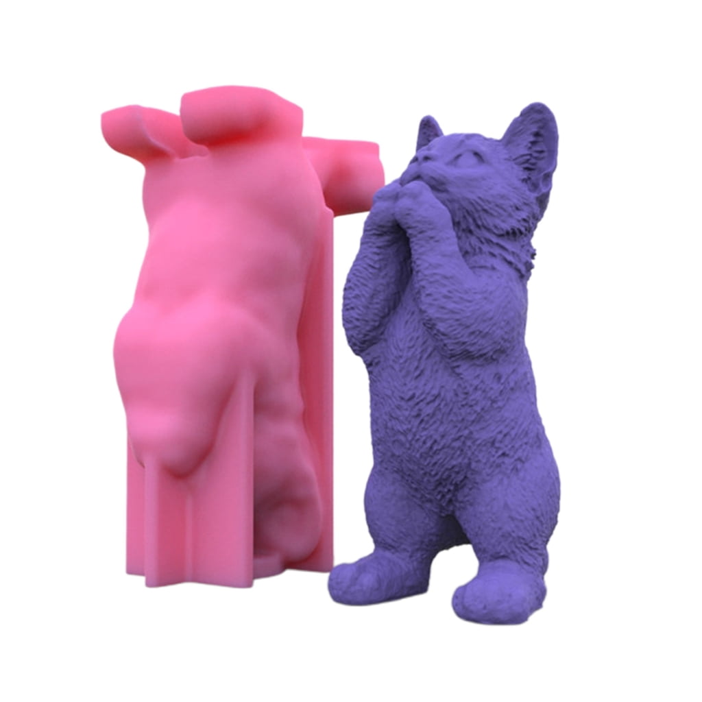 lanema Cat Resin Epoxy Casting Molds Home-Decor Ornament Aromatherapy Scented Candle