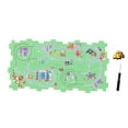 thumbnail image 2 of Rompecabezas de vías de automóviles, juego de vías, juguetes de construcción de vagones de ferrocarril, juguete para niñas en edad preescol Ciudad 9PCS, 2 of 8