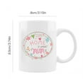 thumbnail image 2 of Funnil Best Gifts for Mom-Home Mum Ceramic Coffee Mug - Mothers Day Birthday Gifts White, 2 of 11