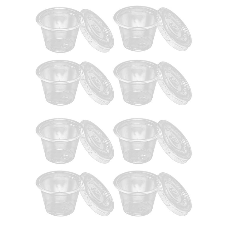 Oteshina Plastic Disposable Sauce Cup Clear Salad Dressing Food