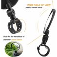 thumbnail image 4 of Jinsinto 2 PCS Bicycle Rearview Mirror,Bike Rear View Mirrors - 360° Adjustable - Universal Shockproof Wide Angle Safety Mirror Handlebar Rear View Mirror for Mountain Bike,, 4 of 5