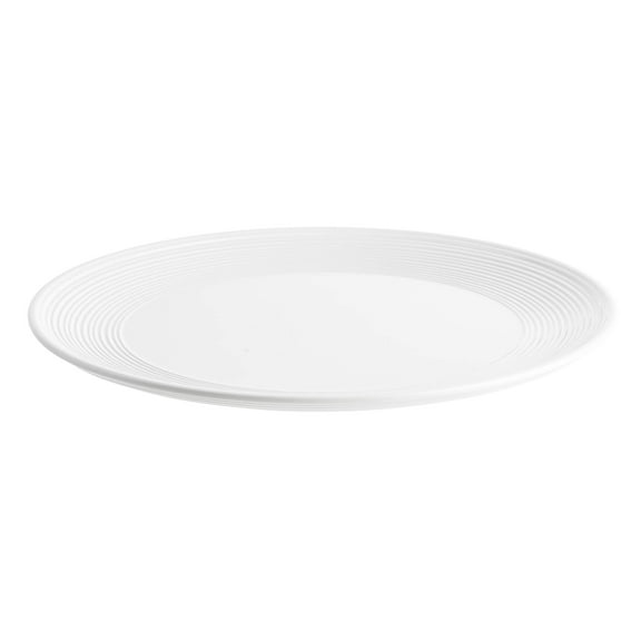 Tablecraft Pulito Collection Round Platter, White, Melamine, 13.125‚Äù diameter (33.3 cm)