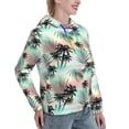 thumbnail image 6 of Cauagu Tropical Summer Palm for Women's Hooded Sweatshirts Pullover Hoodie for Women Fall Workout Sweat Long Sleeve Preppy Sweatshirts-Small, 6 of 7
