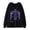 X Black1, variant on LxrBlank Men Halloween Skeleton Hoodie Full Zip Up Graphic Sweatshirt Streetwear Long Sleeve Jacket Coat L