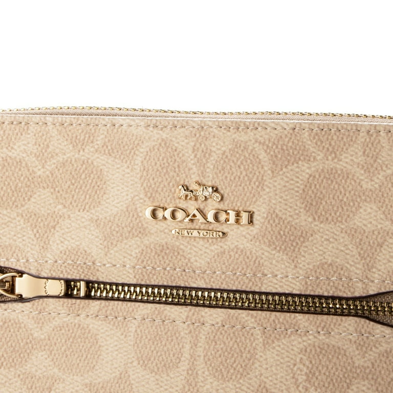 Coach Women's Mini Rowan File Top Zip Crossbody Bag in Signature