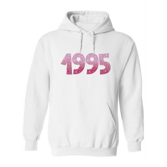Sparkly 1995 Hoodie Women -Image by Shutterstock, Female Large