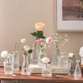 thumbnail image 2 of Juego de 10 Floreros Decorativos para Mesa de Vidrio Transparente con Relieve Cl&aacute;sico &ndash; Jarrones Peque&ntilde;os para Centro de Mesa, Bodas y Hogar &ndash; Hechos a Mano 8, 2 of 7