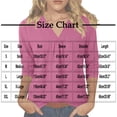 thumbnail image 5 of FAHXNVB Womens 3/4 Sleeve Cotton Linen T-Shirts V Neck Pleated Front Tees Tops Lightweight Breathable Fashion Casual Shirts, 5 of 7