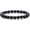 Matte Agate, variant on Men Women 8mm Natural Stone Lava Rock Diffuser Bracelet Elastic Yoga Agate Beads Bracelet Bangle
