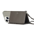 thumbnail image 4 of For Iphone 14 Pro Crossbody Lanyard Wallet Card Bag Phone Case(Grey),iPhone 13 Pro, 4 of 5