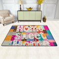 thumbnail image 3 of SKYSONIC Colorful Home Sweet Lightweight Carpet Mats Area Soft Rugs Floor Mat Doormat Decoration for Rooms Entrance 36x24 inches, 3 of 6