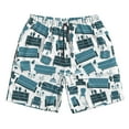 thumbnail image 5 of Goofa Modern Furniture Printed Mens Swim Trunks Summer Quick Dry Short Beach Swimwear Bathing Suits-Medium, 5 of 9