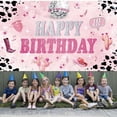 thumbnail image 5 of Preppy Party Supplies Backdrop Banner Poster Birthday Decorations Background for Photography Taspestry, 5 of 6
