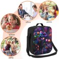 thumbnail image 5 of Honeii Glowing Chameleon Fantasy Art Print Insulated Lunch Bag, Reusable Lunch Box for Adult, Leakproof Cooler Bag for Work Office Travel Picnic, 5 of 7