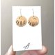 thumbnail image 5 of Granjero Gordo Pendientes colgantes de joyería con diseño único y patrón tridimensional, dorados, 5 of 5
