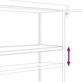 thumbnail image 5 of vidaXL Armoire à Dossiers Blanche 90x40x70 cm Acier, 5 of 5