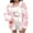 Pink, variant on Winter Plaid Jacket Women Plus Size Fleece Coat Warm Zip Up Jackets Loose Checked Shacket Long Sleeve Winter Coats with Pocket