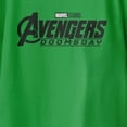 thumbnail image 3 of Marvel Avengers Doomsday Youth Logo Black White T-Shirt (Irish Green, XS-XL), 3 of 4