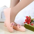 thumbnail image 5 of IUJSOY Womens Loafers Waterproof Rain Shoes Slip on Bowknot Garden Shoes Nurse Walking Shoes, 5 of 7