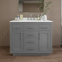 Wyndham Collection Wcg262642s-Qtz-Us3mxx Beckett Tk 42" Free Standing Single Basin Vanity