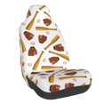 thumbnail image 1 of Wukai Baseball Sport Full Set Car Seat Covers with Soft Padding Universal Auto Front Seats Protector and Cushion Mat, 1 of 5