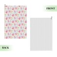 thumbnail image 2 of Pofeuu Cute Pig Print Premium Golf Towel with Carabiner Clip Absorbent Microfiber Waffle Pattern Golf Towel for Golf Bag Trolly Belt Loop, 2 of 8