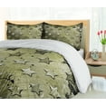 thumbnail image 5 of Ambesonne American Duvet Cover Set, Grunge Effect Stars, 2-Calking, Olive, 5 of 7