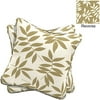 Mainstays Decorative Leaf Pillows, Tan, 2pk