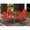 Mahogany, variant on East West Furniture Milan 5-piece Wood Dining Set in Mahogany/Firebrick Red