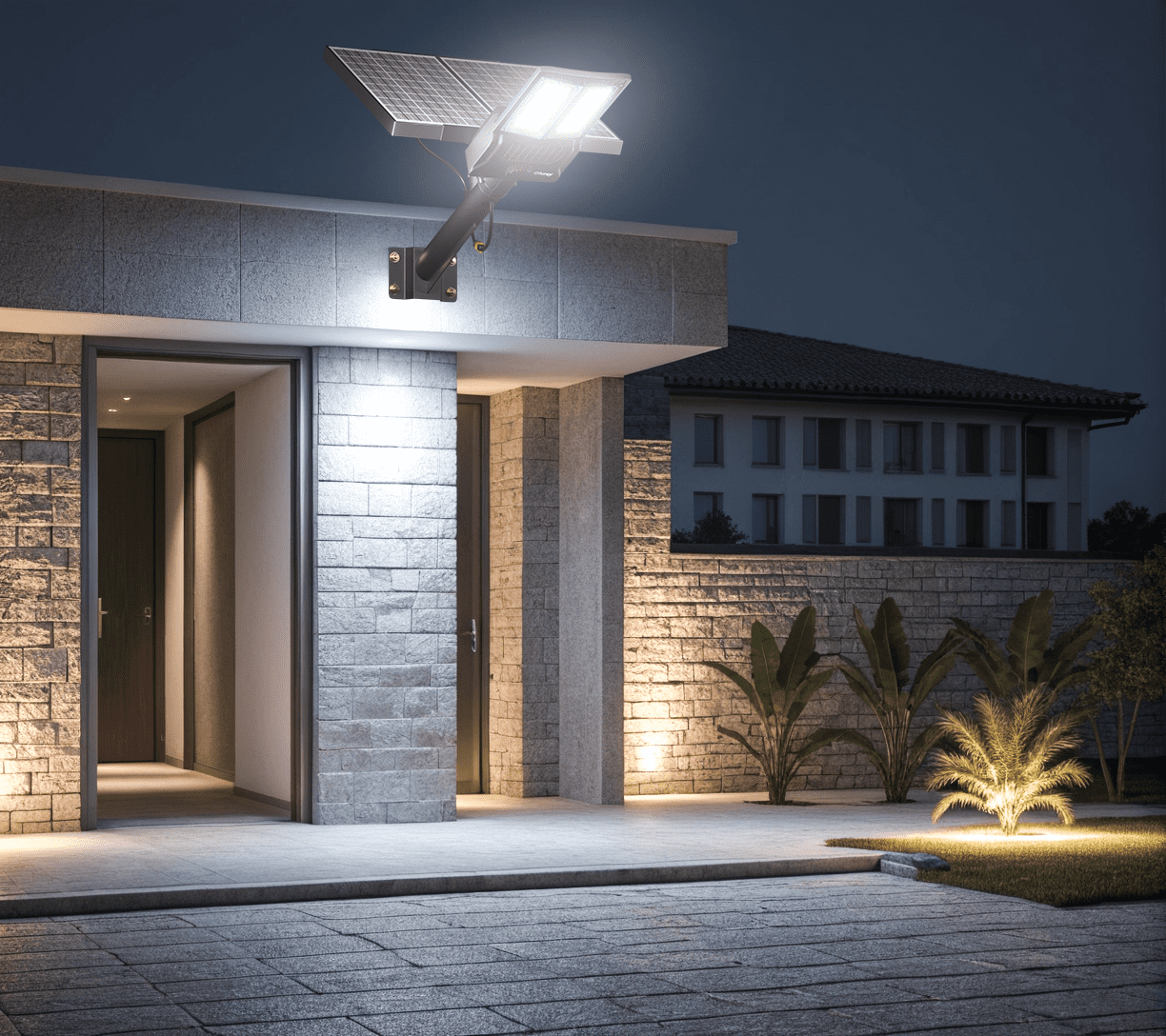 Bjsuc 15000w Solar Street Light, 600000LM 6500K Commercial Parking Dusk to Dawn IP67 Waterproof Flood Lights with Motion Sensor Lamp for Basketball Court