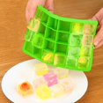 thumbnail image 4 of Ice Cube Tray, 3 Pack Silicone Ice Cube Molds, Silicone Ice Cube Trays, 24 Cube per Silicone Ice Trays, Easier to Release, BPA Free for Alcohol/Coffee/Beverages (Blue, Green, Rose red), 4 of 5