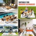 thumbnail image 3 of Sunflower Sunshine Outdoor Rug 5x7 Ft, Non Slip Washable Area Rug, Pastoral Bees Farmhouse Floral Patio Rugs Carpet Runner, Large Floor Mat for Indoor/Outdoor Deck Porch Camping, 3 of 8