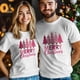 thumbnail image 4 of Camisetas para hombre con árbol de Navidad rosa, manga corta, informales, con gráficos para adolescentes, niños y hombres., 4 of 8