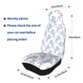 thumbnail image 4 of Sikiie Cute Poodle Dog Car Seat Protector 2 Pack Car Seat Cushion Mat, Car Seat Covers for SUV, Truck, Van, 4 of 7