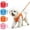 Orange, variant on Dog Harness and Leash Set for Small Dogs,Reflective No Pull Vest Harness,Soft Breathable Mesh Pet Harness with Adjustable Fit for Walking,Training and Outdoor Travel