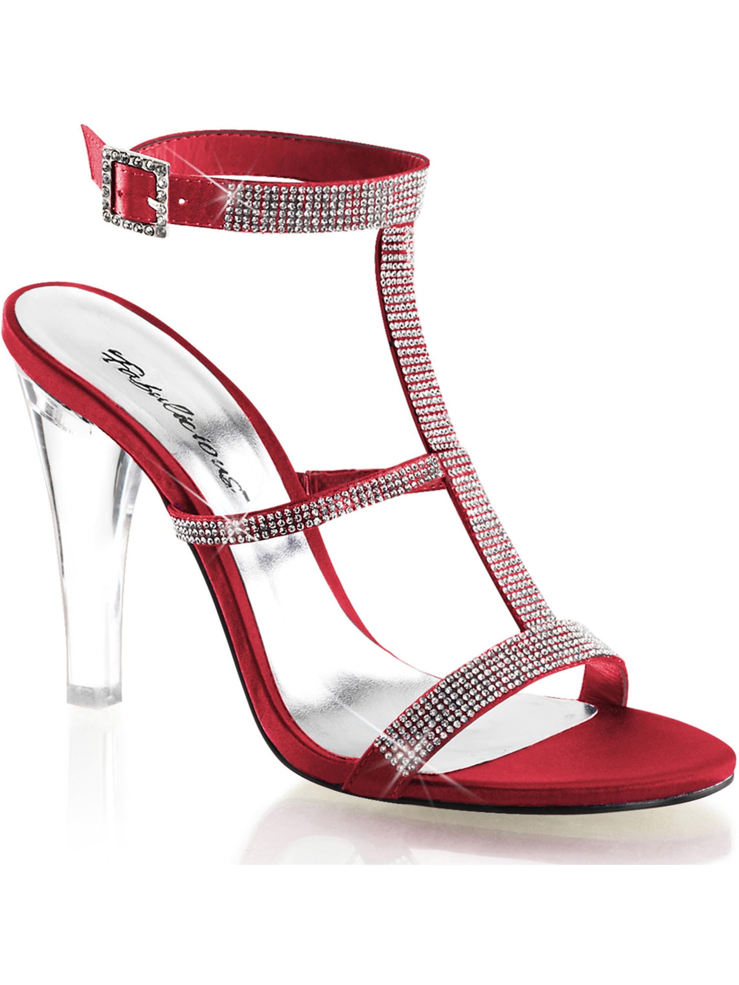 walmart red high heels