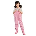 thumbnail image 2 of Pantalones de lluvia impermeables para niños Pantalones con tirantes a prueba de suciedad para niños y niñas Ormromra 220800-1, 2 of 6