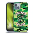 thumbnail image 1 of Head Case Designs Officially Licensed Riverdale South Side Serpents Camouflage Logo Soft Gel Case Compatible with Apple iPhone 14, 1 of 7
