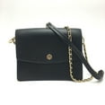 thumbnail image 1 of Pre-Owned Tory Burch logo Bag Shoulder Bag Black (Good), 1 of 13